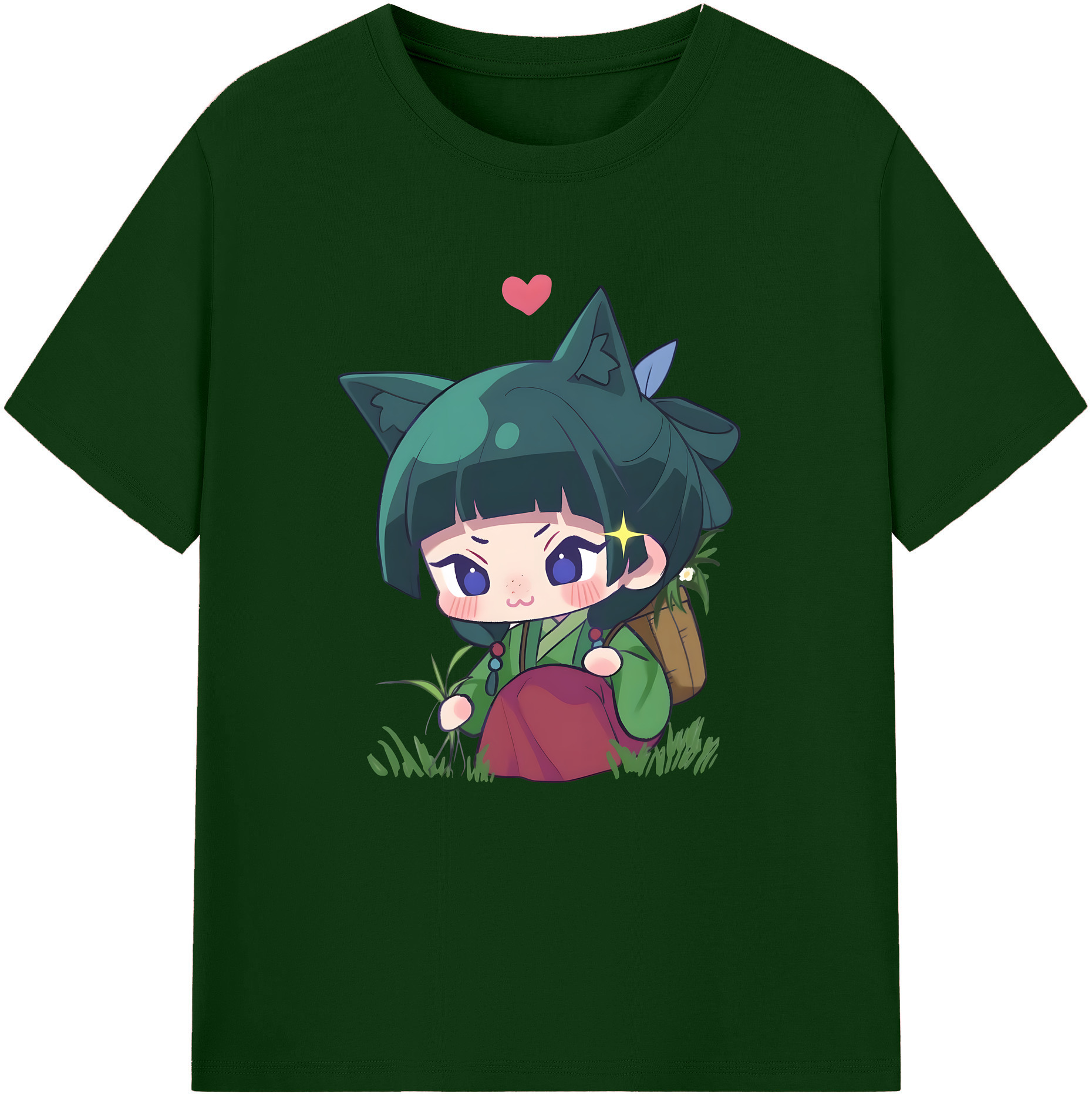 （画像用） 薬屋のひとりごと The Apothecary Diaries 綿100％半袖Tシャツ（フロントプリント）